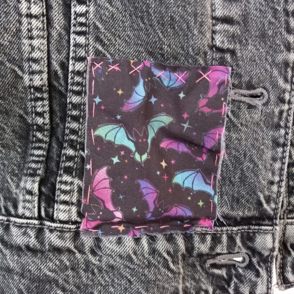 Rob Zombie Dragula customized OOAK hand-stitched distressed jacket! Nwt! - Picture 7 of 8